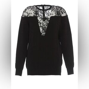 GIVENCHY Sweater with Lace Insert